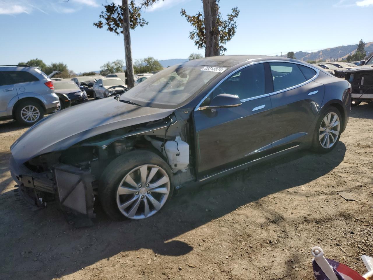 2016 Tesla Model S VIN: 5YJSA1E21GF128989 Lot: 72718874