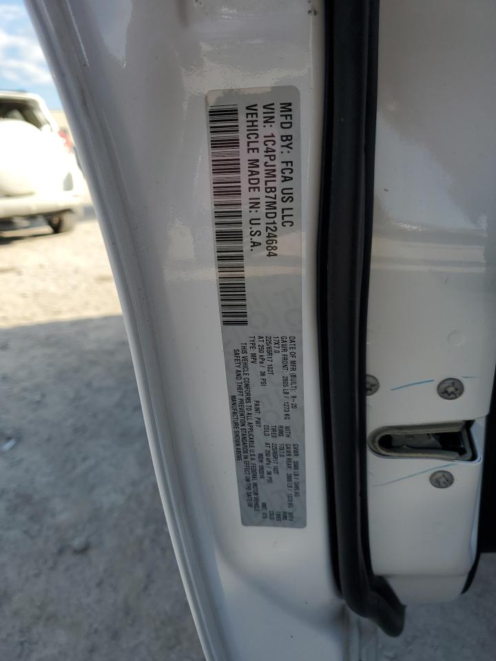 1C4PJMLB7MD124684 2021 Jeep Cherokee Latitude Plus