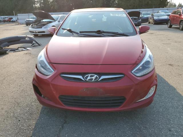  HYUNDAI ACCENT 2014 Red