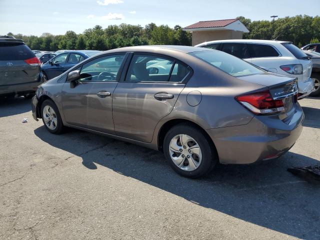 Sedans HONDA CIVIC 2015 Brown