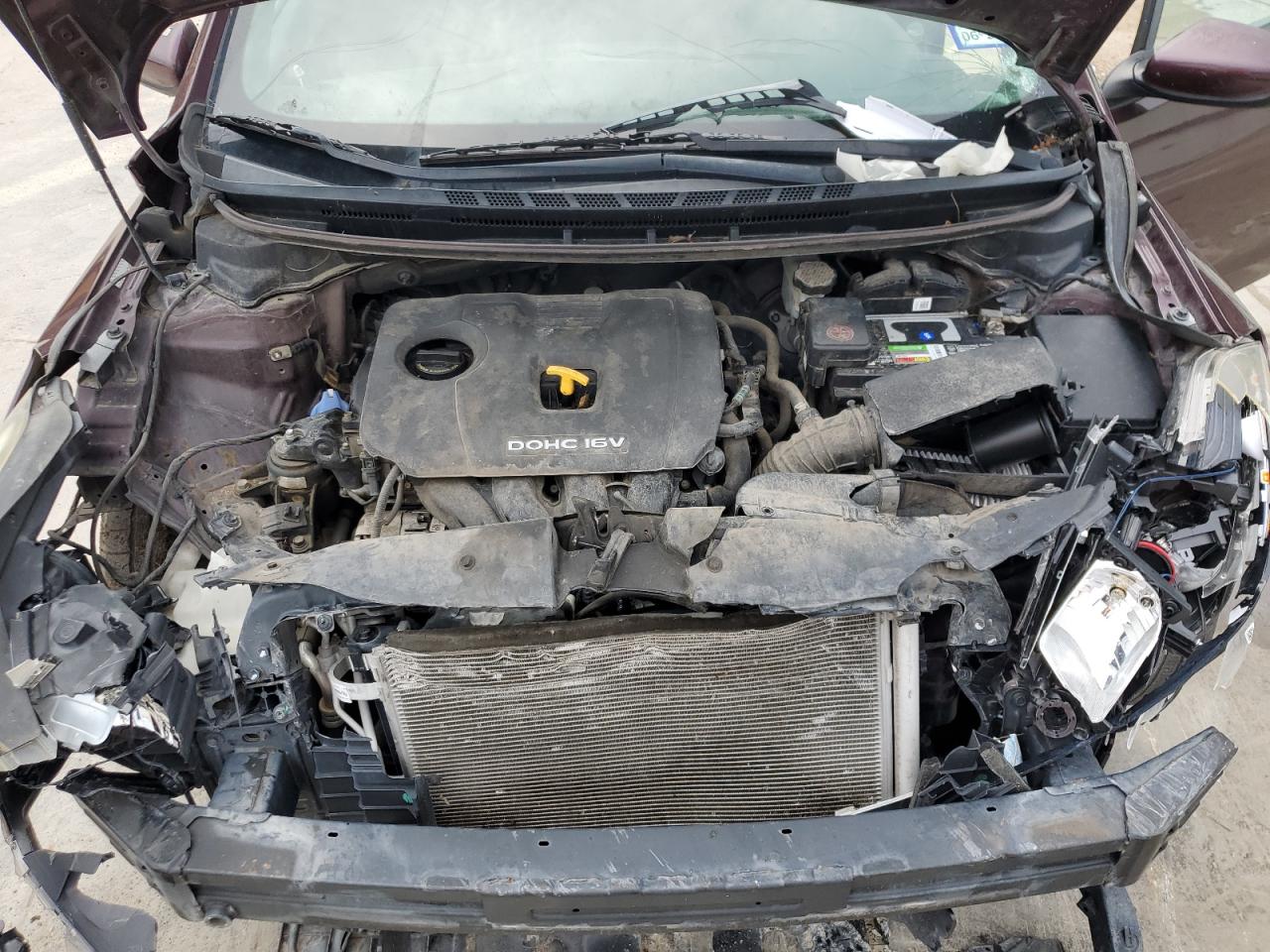 2017 Kia Forte Lx VIN: 3KPFK4A76HE052632 Lot: 60976855