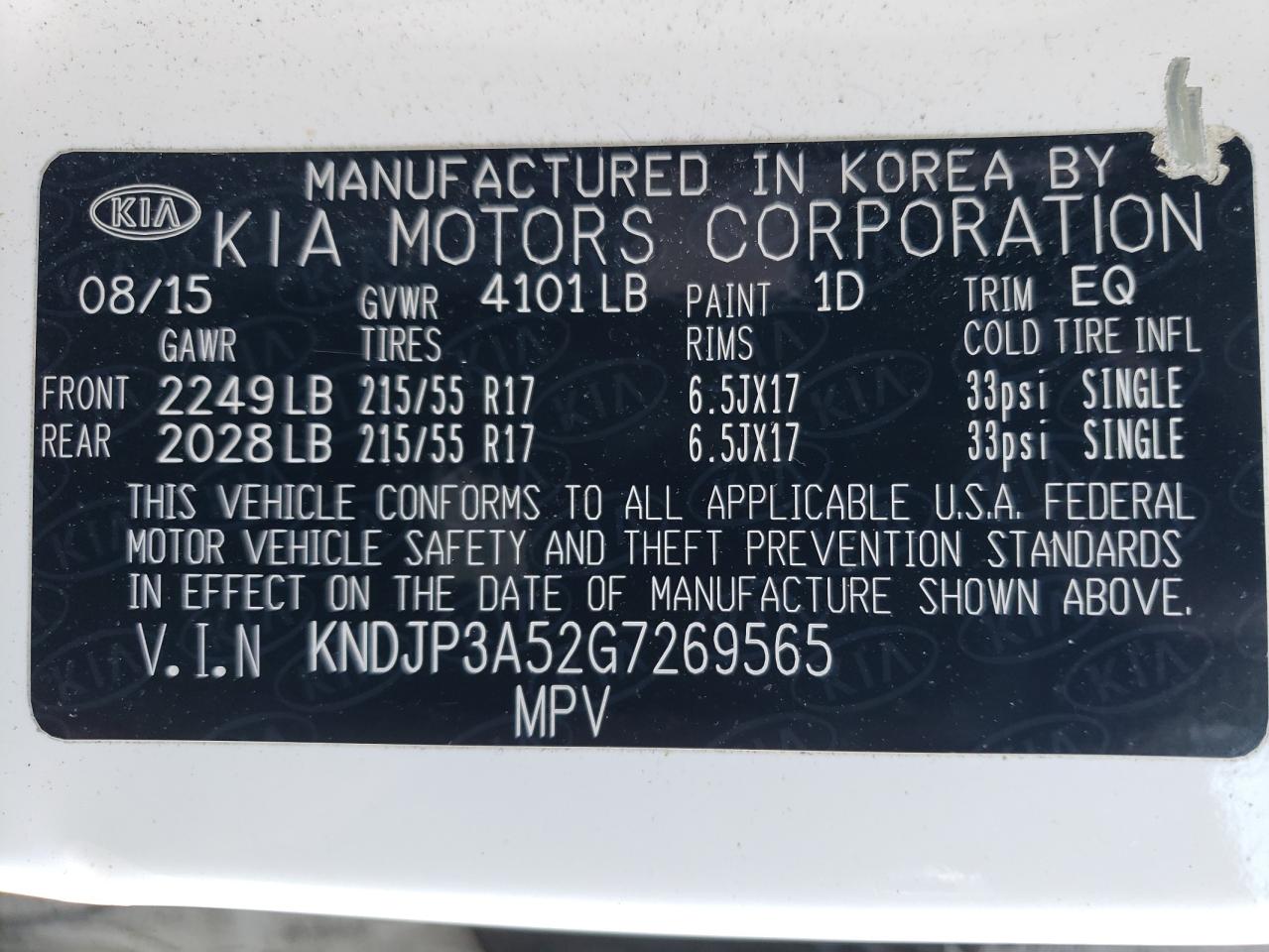 KNDJP3A52G7269565 2016 Kia Soul +