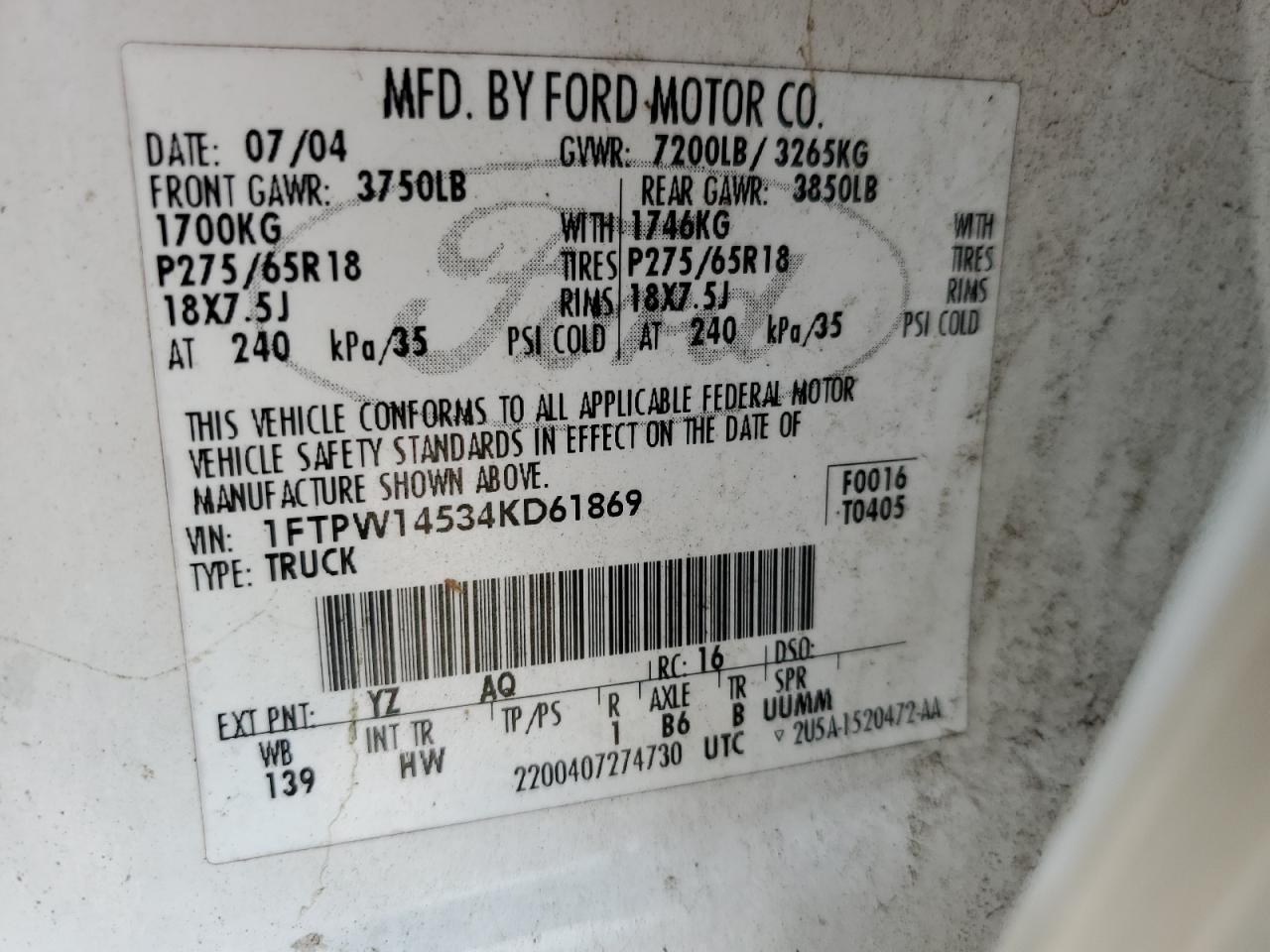 2004 Ford F-150 - Image 13