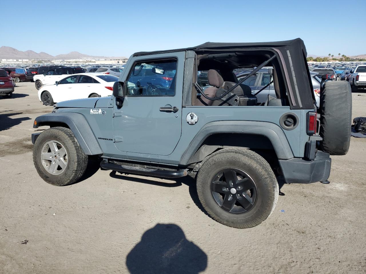 VIN 1C4GJWAG8EL259142 2014 JEEP WRANGLER no.2