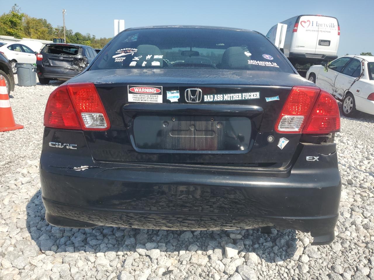 2004 Honda Civic Ex VIN: 2HGES26754H515188 Lot: 70716634