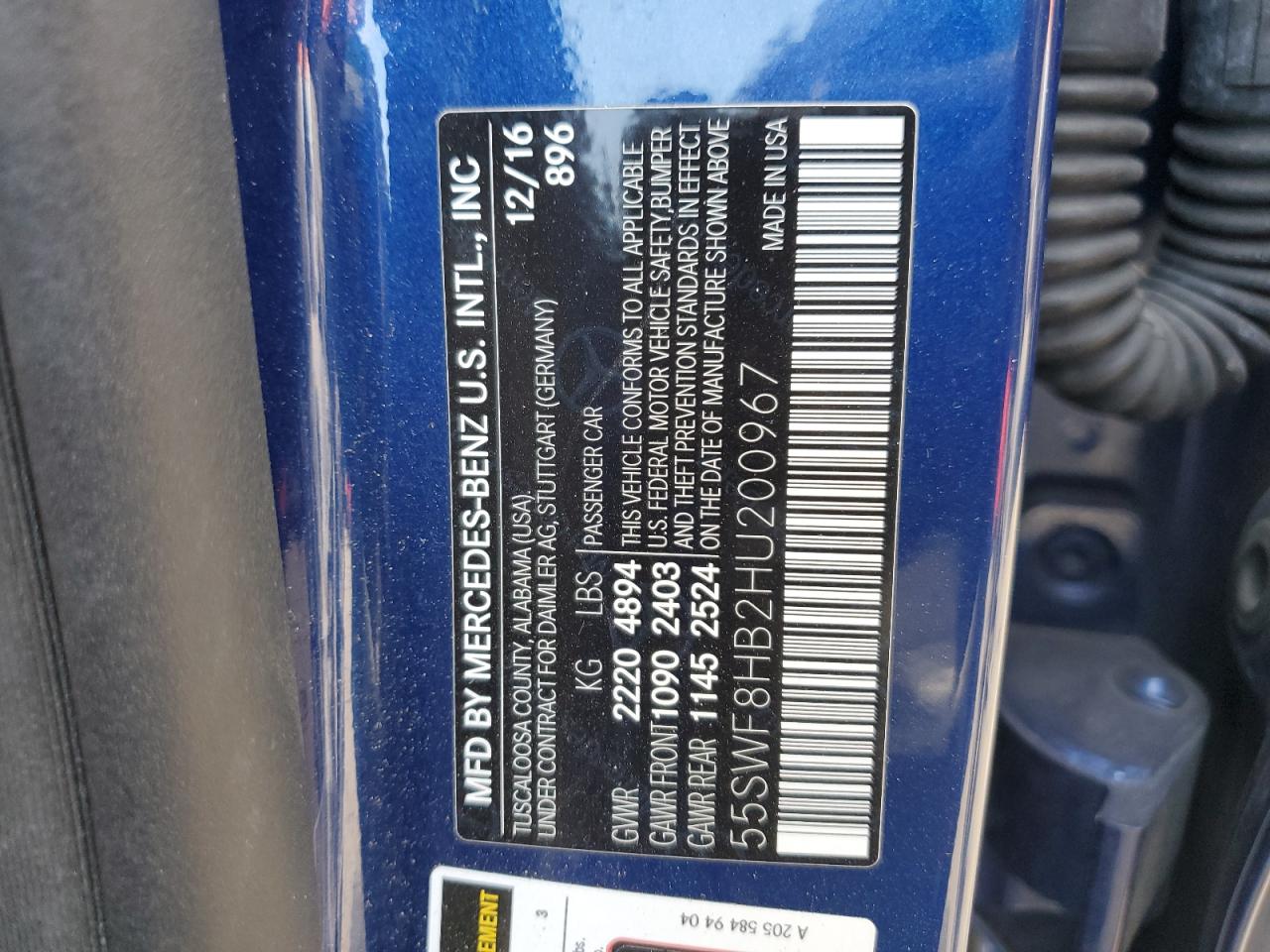 2017 Mercedes-Benz C-klasse - Image 12