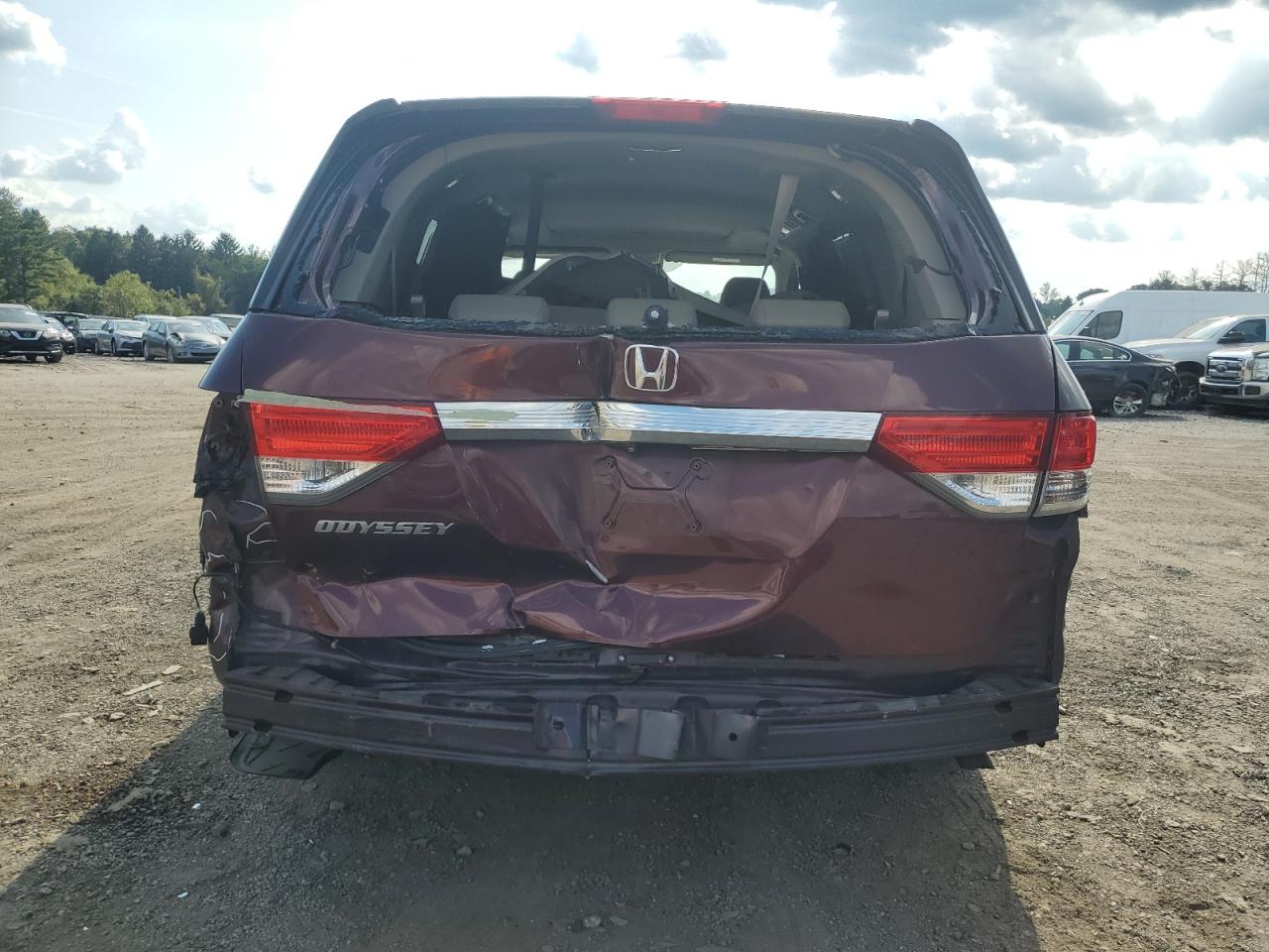 5FNRL5H65FB101842 2015 Honda Odyssey Exl