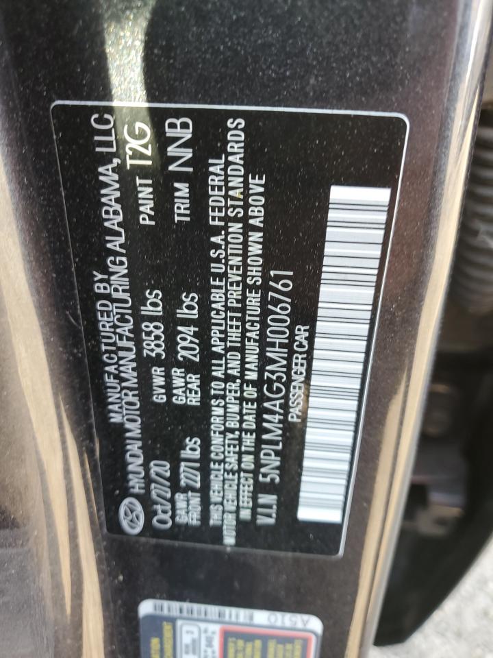 5NPLM4AG3MH006761 2021 Hyundai Elantra Sel