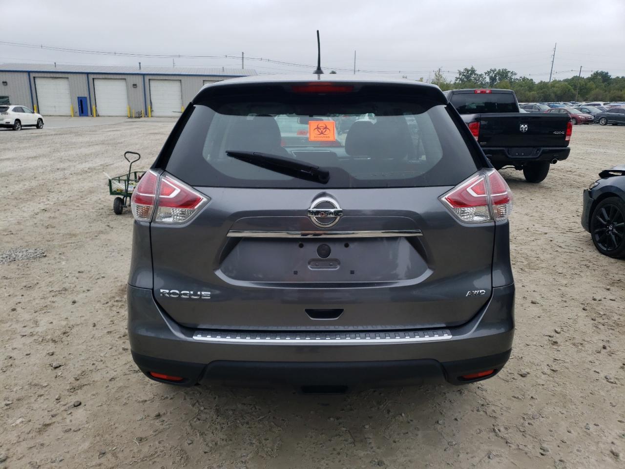 2016 Nissan Rogue S VIN: KNMAT2MV0GP597326 Lot: 72591454