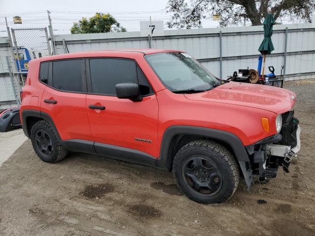  JEEP RENEGADE 2015 Czerwony