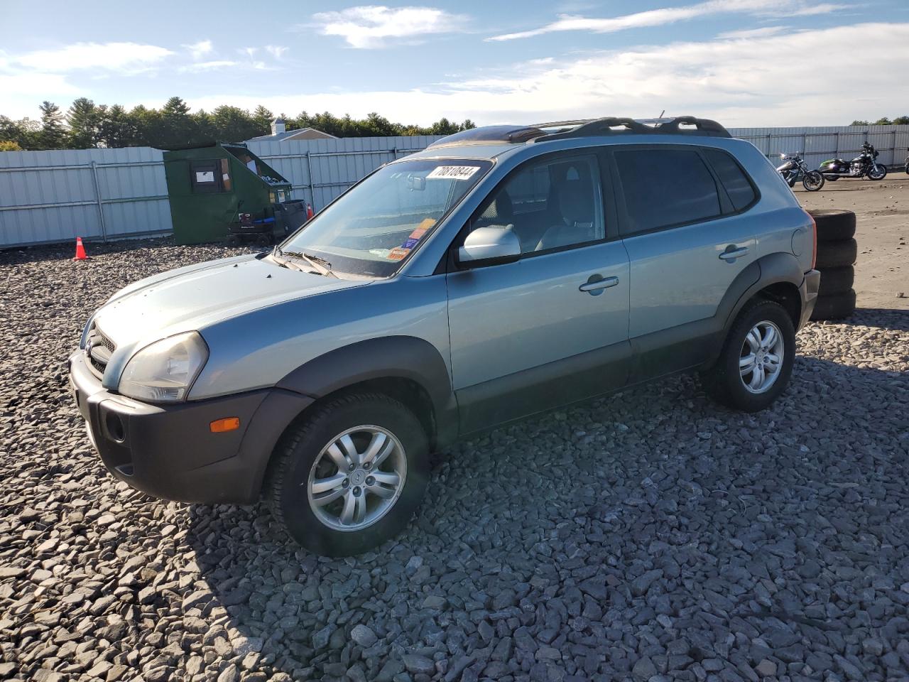 2006 Hyundai Tucson Gls turquoise null gas KM8JN12DX6U363351 photo #1