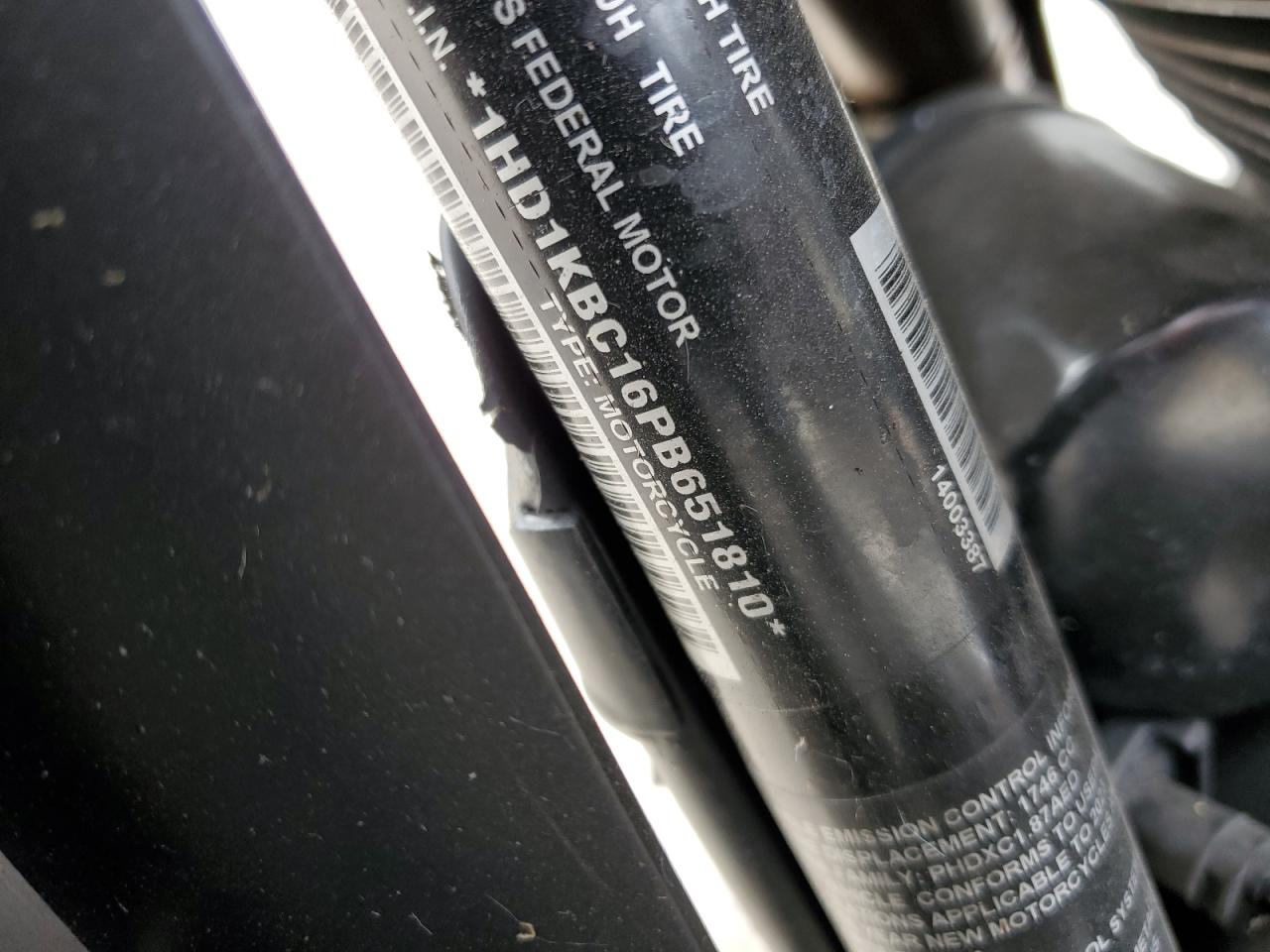 2023 Harley-Davidson Flhx VIN: 1HD1KBC16PB651810 Lot: 67553414