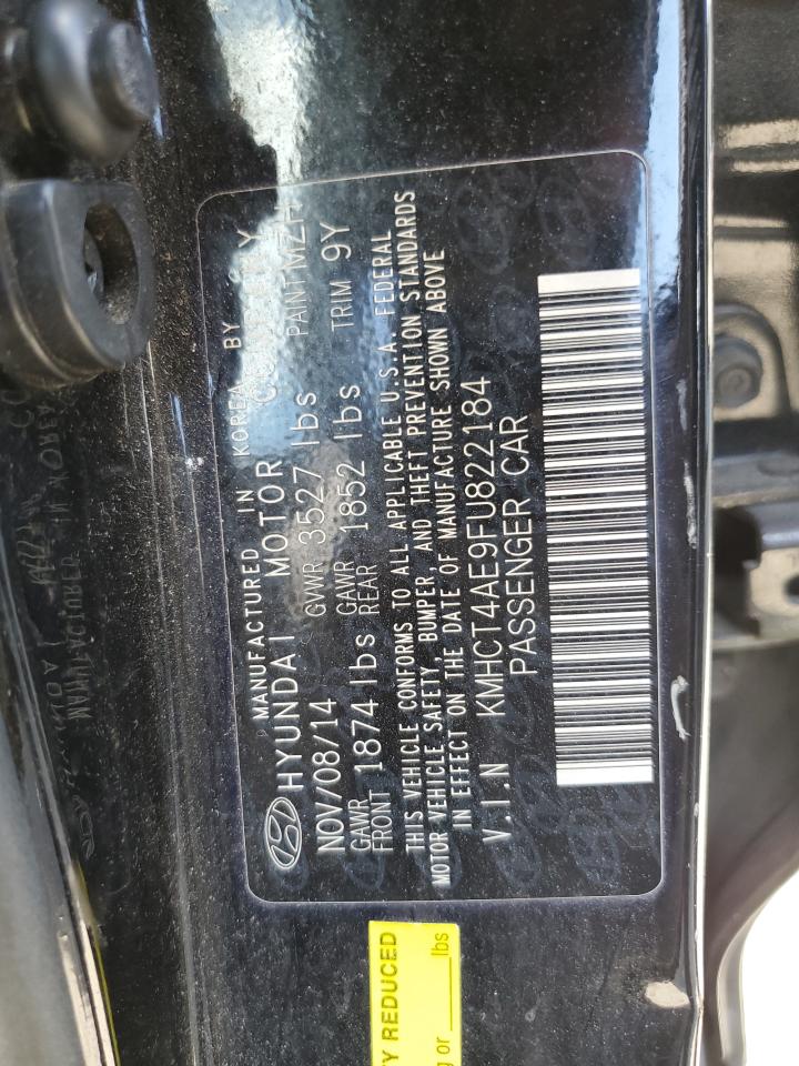 KMHCT4AE9FU822184 2015 Hyundai Accent Gls