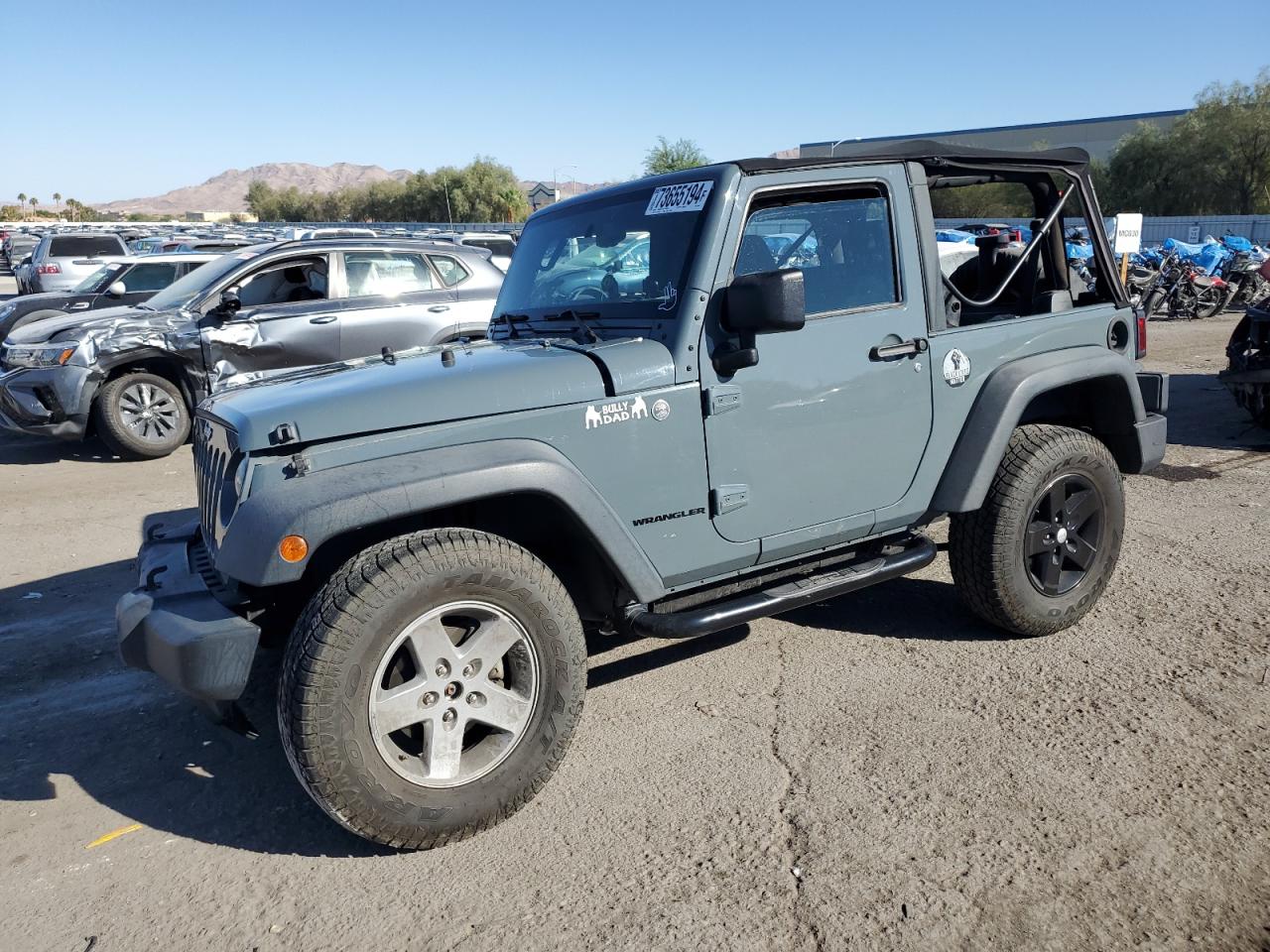 VIN 1C4GJWAG8EL259142 2014 JEEP WRANGLER no.1