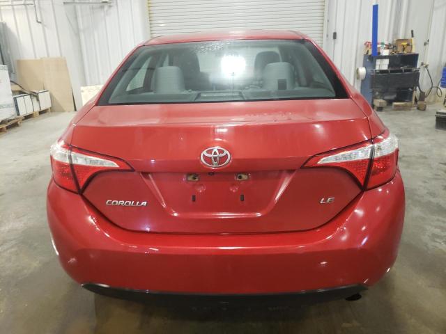  TOYOTA COROLLA 2016 Czerwony