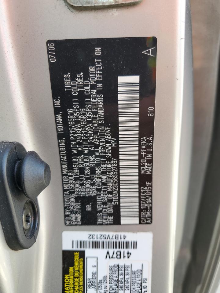 5TDZA23C56S527897 2006 Toyota Sienna Ce