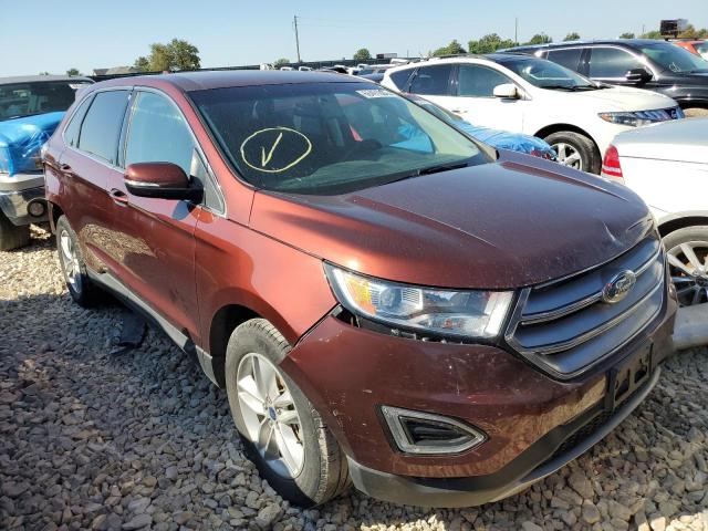 Parquets FORD EDGE 2016 Bordowy