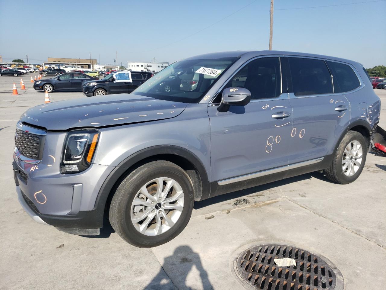 2020 Kia Telluride Lx VIN: 5XYP24HC6LG045540 Lot: 71571394