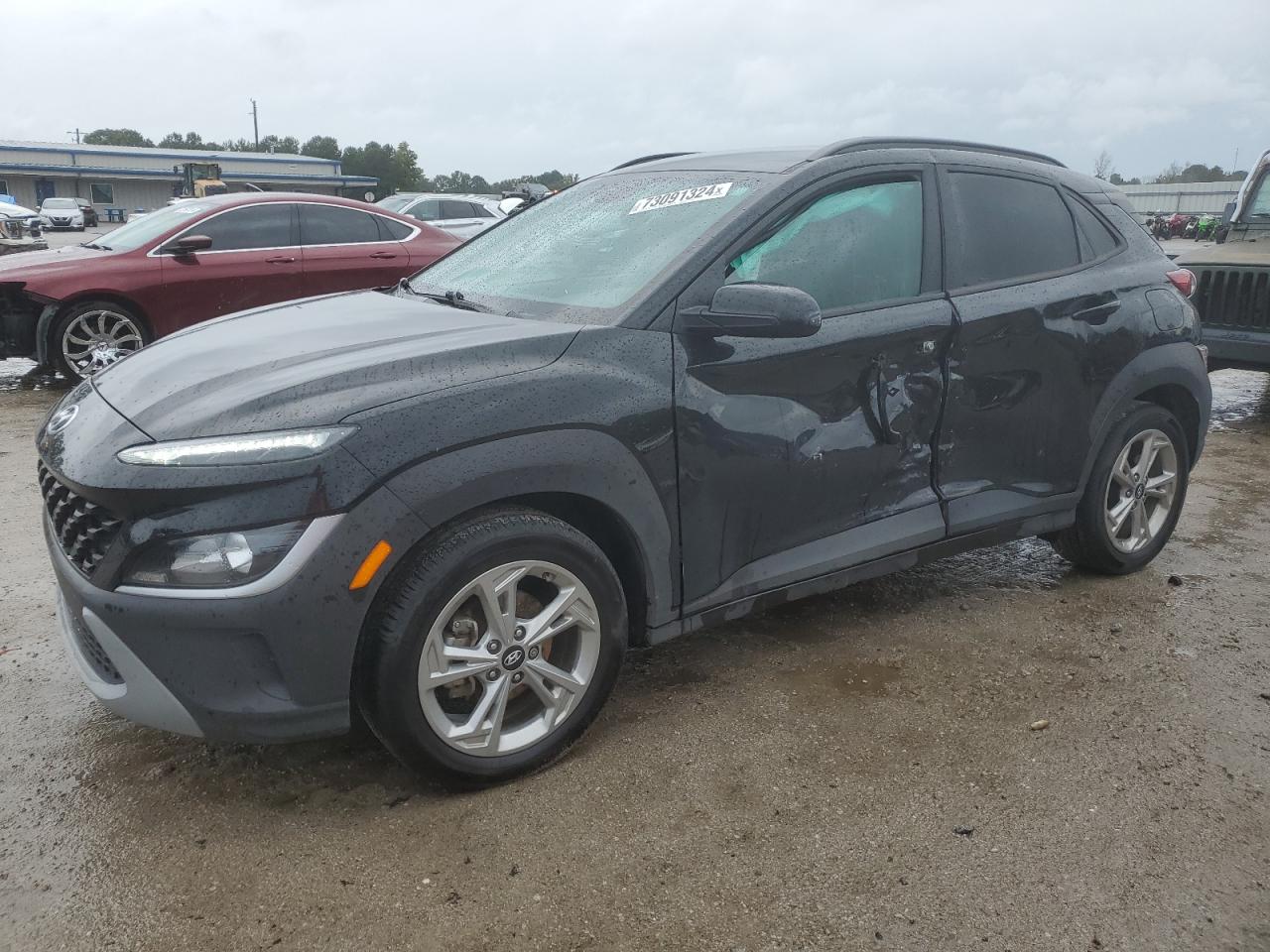 2022 Hyundai Kona Sel VIN: KM8K62AB0NU910617 Lot: 73091324