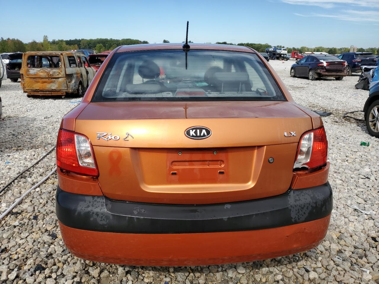 2009 Kia Rio Base VIN: KNADE223996545448 Lot: 73182814