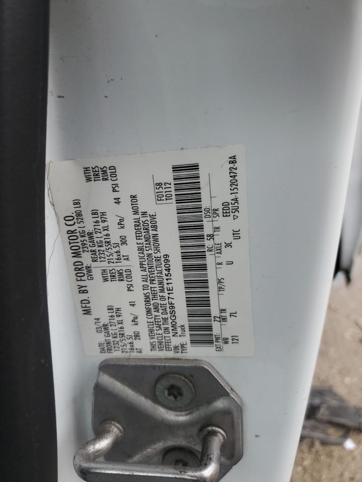 NM0GS9F71E1154099 2014 Ford Transit Connect Xlt