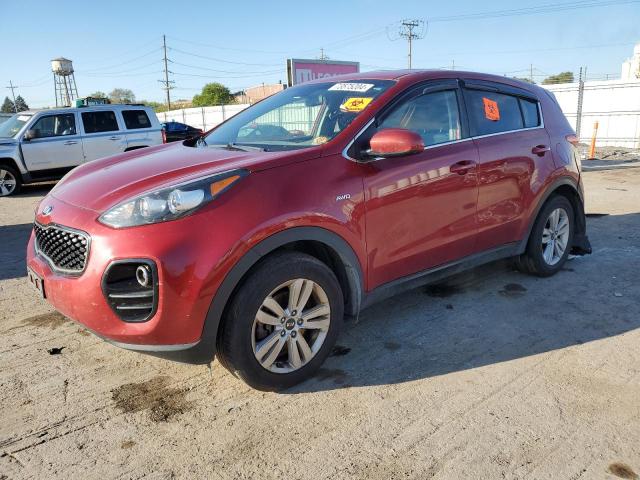  KIA SPORTAGE 2018 Красный