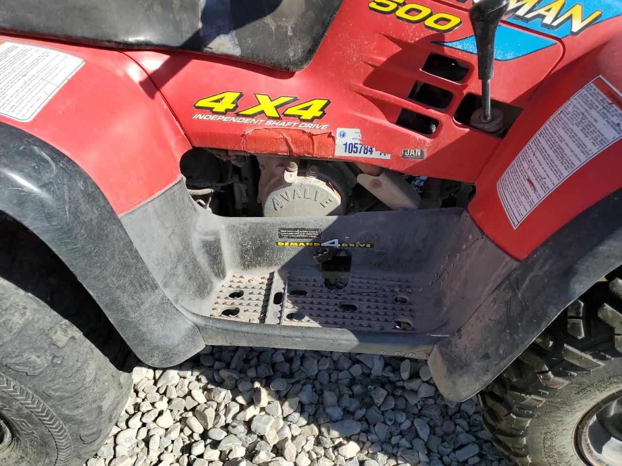 1998 Polaris Sportsman 500 VIN: 4XACH50A8WA067242 Lot: 73043044