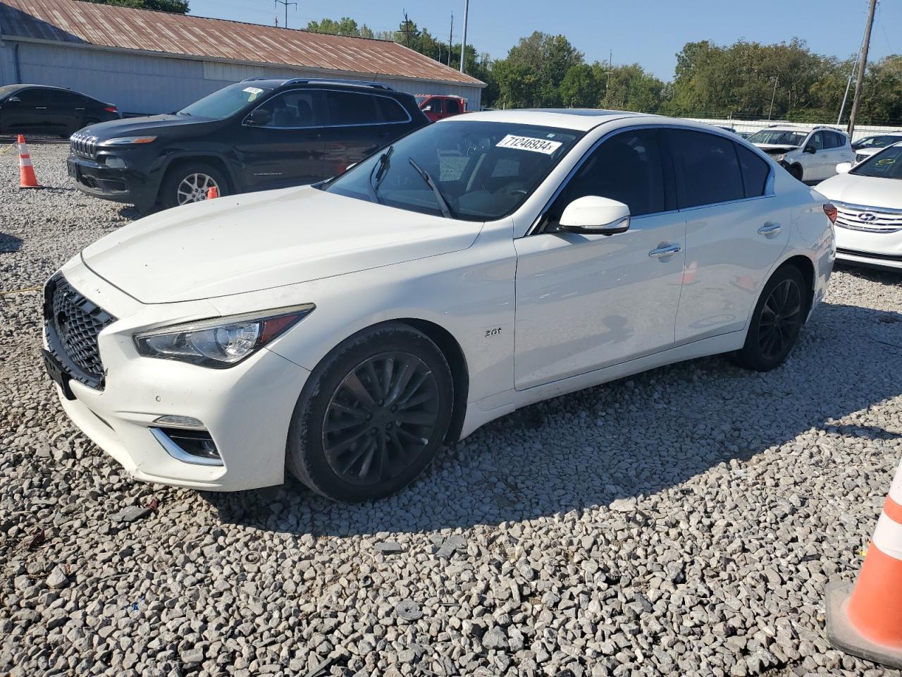 2018 Infiniti Q50 Luxe VIN: JN1EV7AR2JM431496 Lot: 71246934