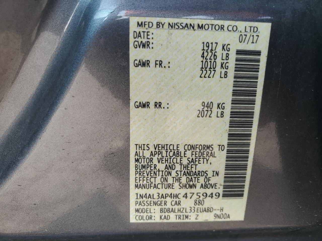 2017 Nissan Altima - Image 12