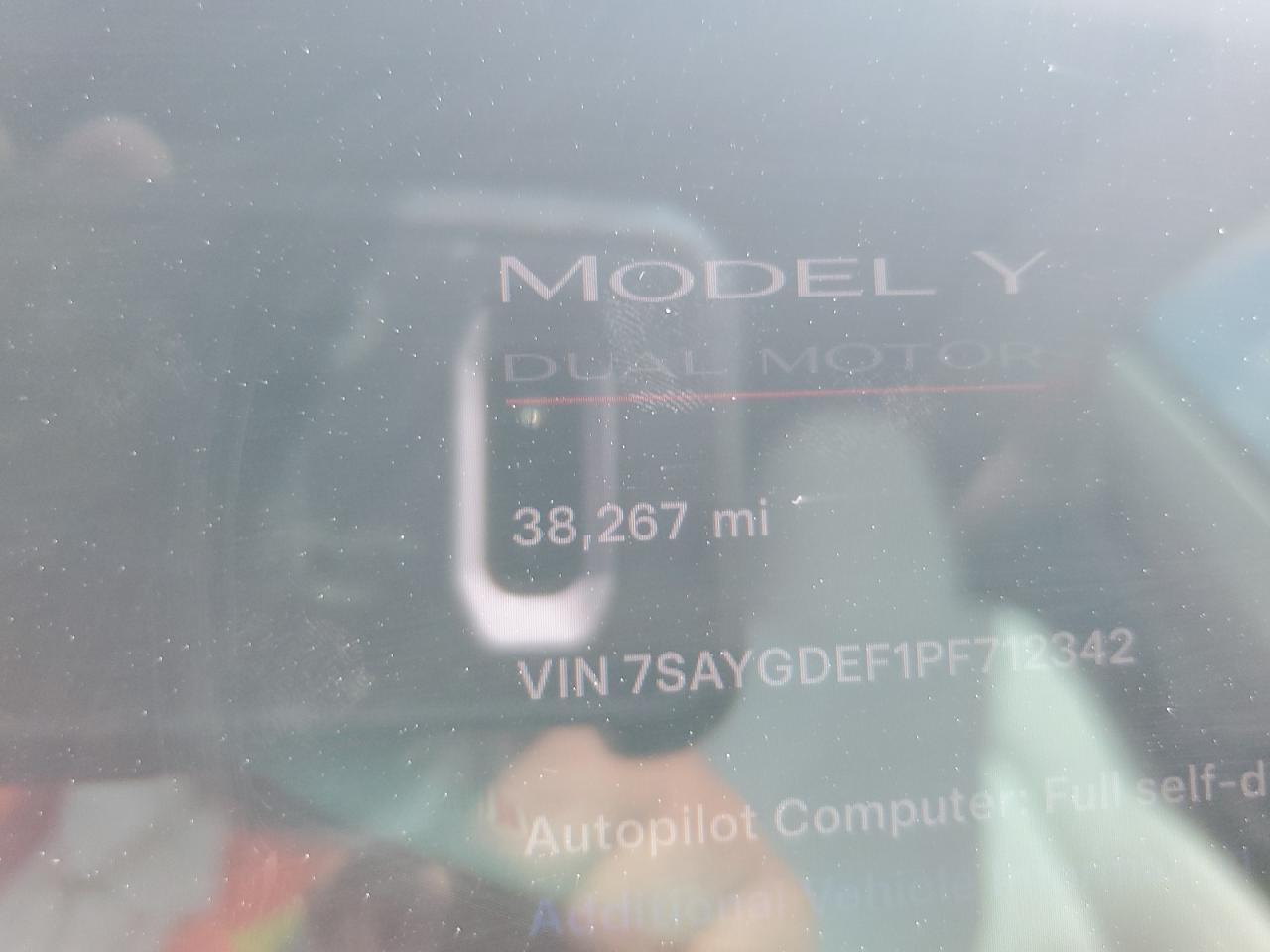 2023 Tesla Model Y VIN: 7SAYGDEF1PF712342 Lot: 72166454