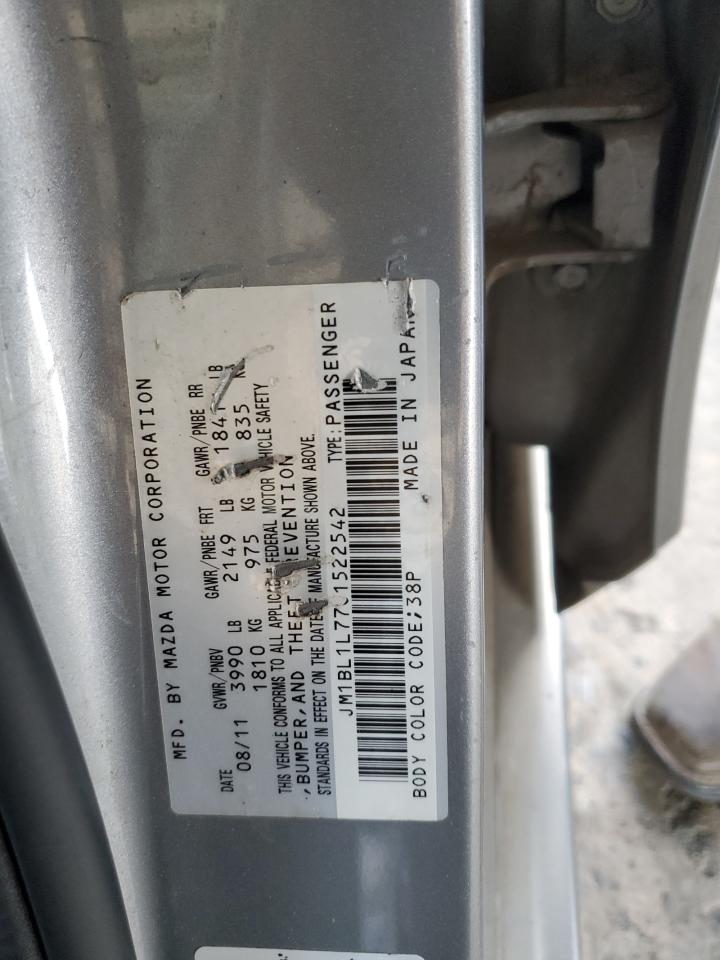 JM1BL1L77C1522542 2012 Mazda 3 I