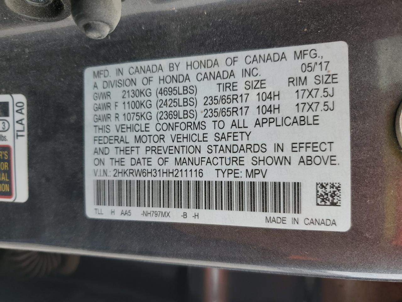 2017 Honda CR-V - Image 15