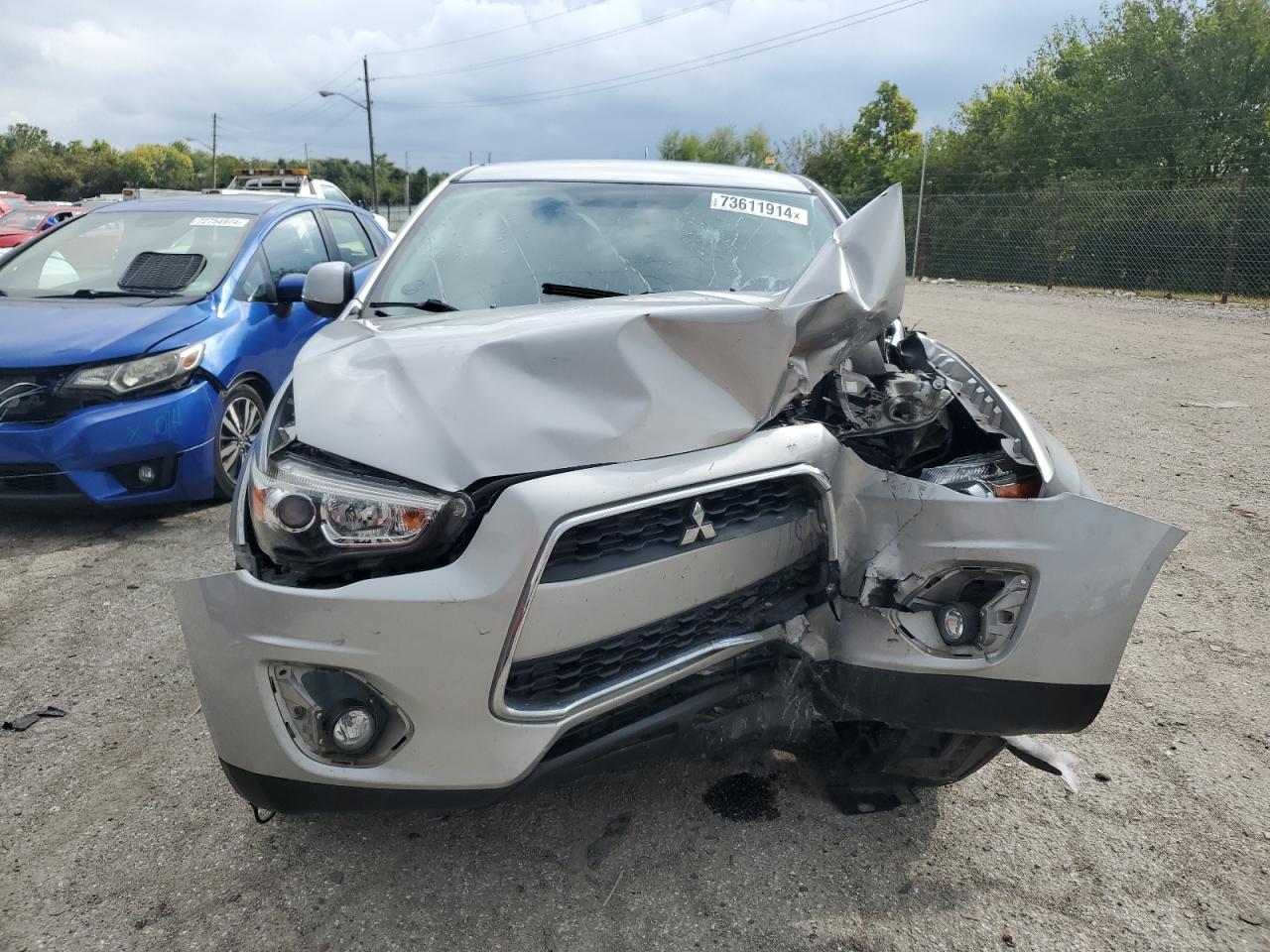 2015 Mitsubishi Outlander Sport Es VIN: 4A4AP3AU0FE054387 Lot: 73611914