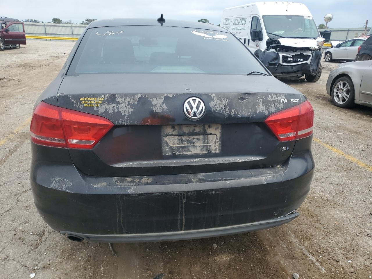 2013 Volkswagen Passat Se VIN: 1VWBH7A39DC054160 Lot: 72862124