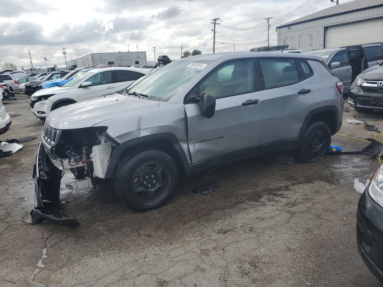 2019 Jeep Compass Sport VIN: 3C4NJDAB2KT664851 Lot: 73519244