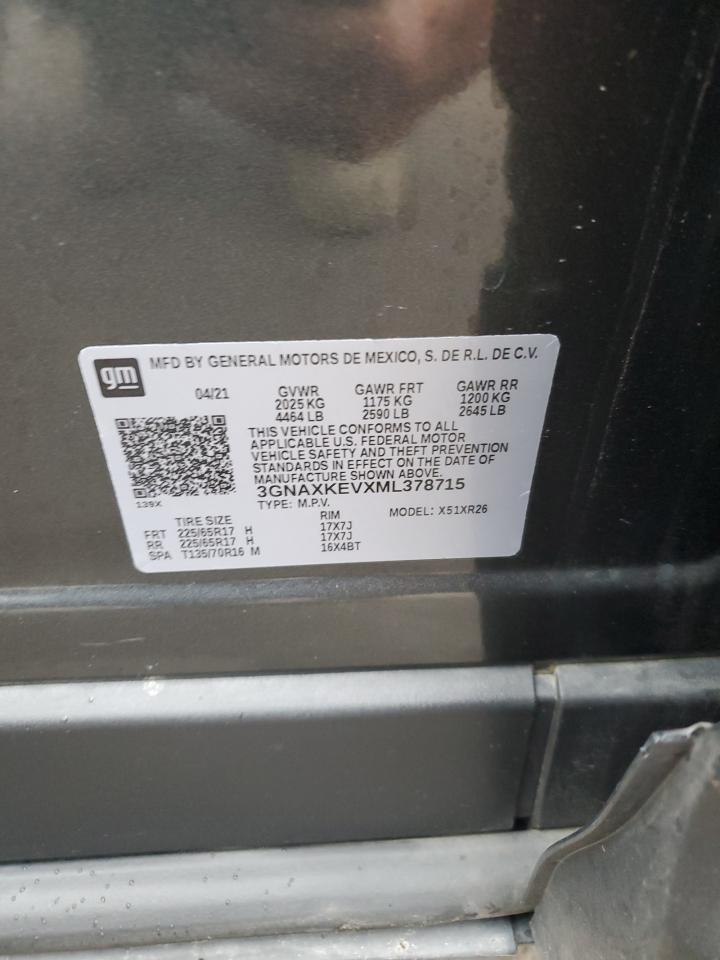 3GNAXKEVXML378715 2021 CHEVROLET EQUINOX - Image 13