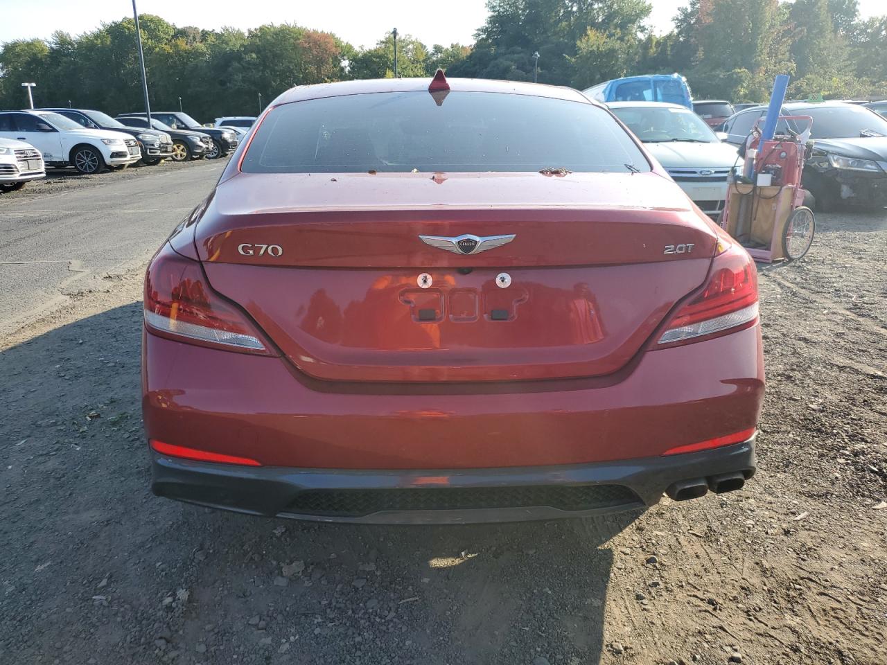 2020 Genesis G70 Sport VIN: KMTG24LA9LU050334 Lot: 71857844