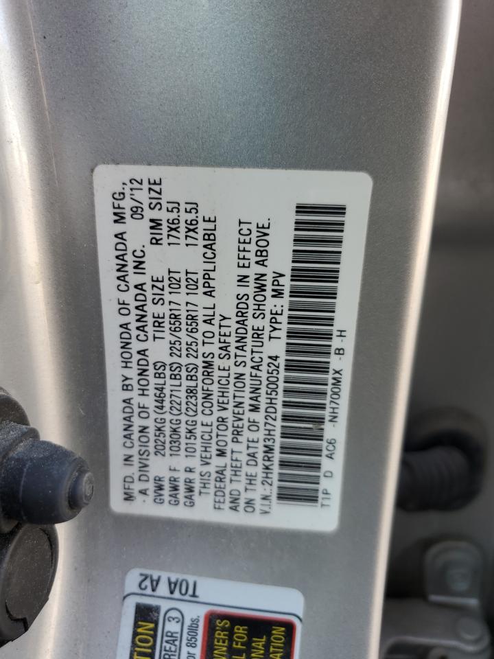 2HKRM3H72DH500524 2013 Honda Cr-V Exl