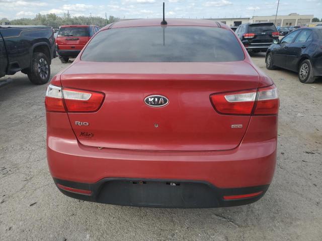  KIA RIO 2012 Red