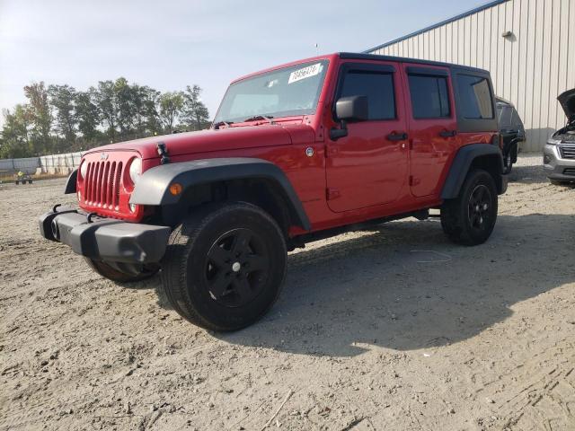 Parquets JEEP WRANGLER 2014 Czerwony