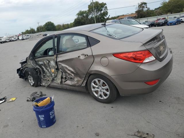 Sedans HYUNDAI ACCENT 2013 tan