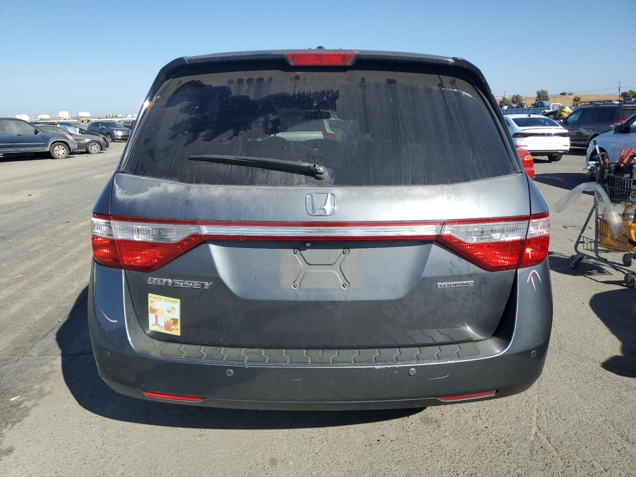 2011 Honda Odyssey Touring VIN: 5FNRL5H98BB043374 Lot: 72590724