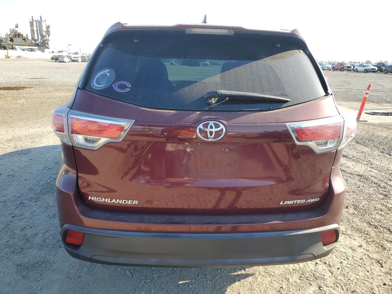 2014 Toyota Highlander Limited VIN: 5TDDKRFH6ES015541 Lot: 71130154