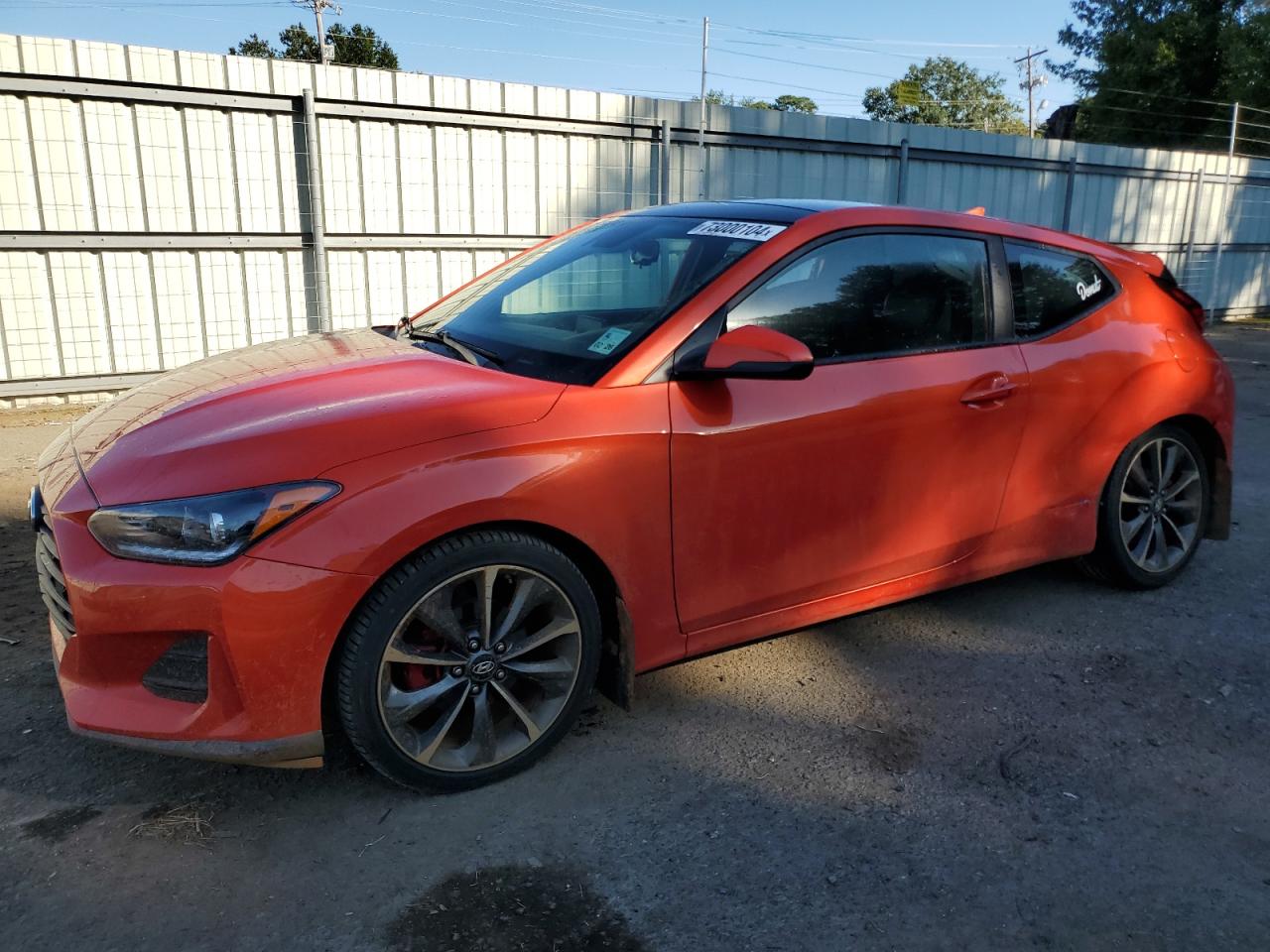 2020 Hyundai Veloster Base VIN: KMHTG6AFXLU029657 Lot: 73000104