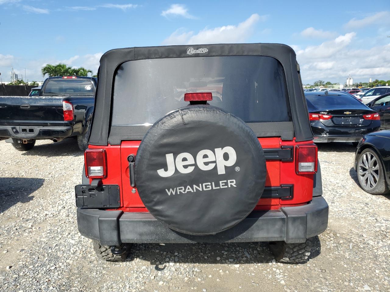 2014 Jeep Wrangler Sport VIN: 1C4AJWAG7EL134929 Lot: 71071414