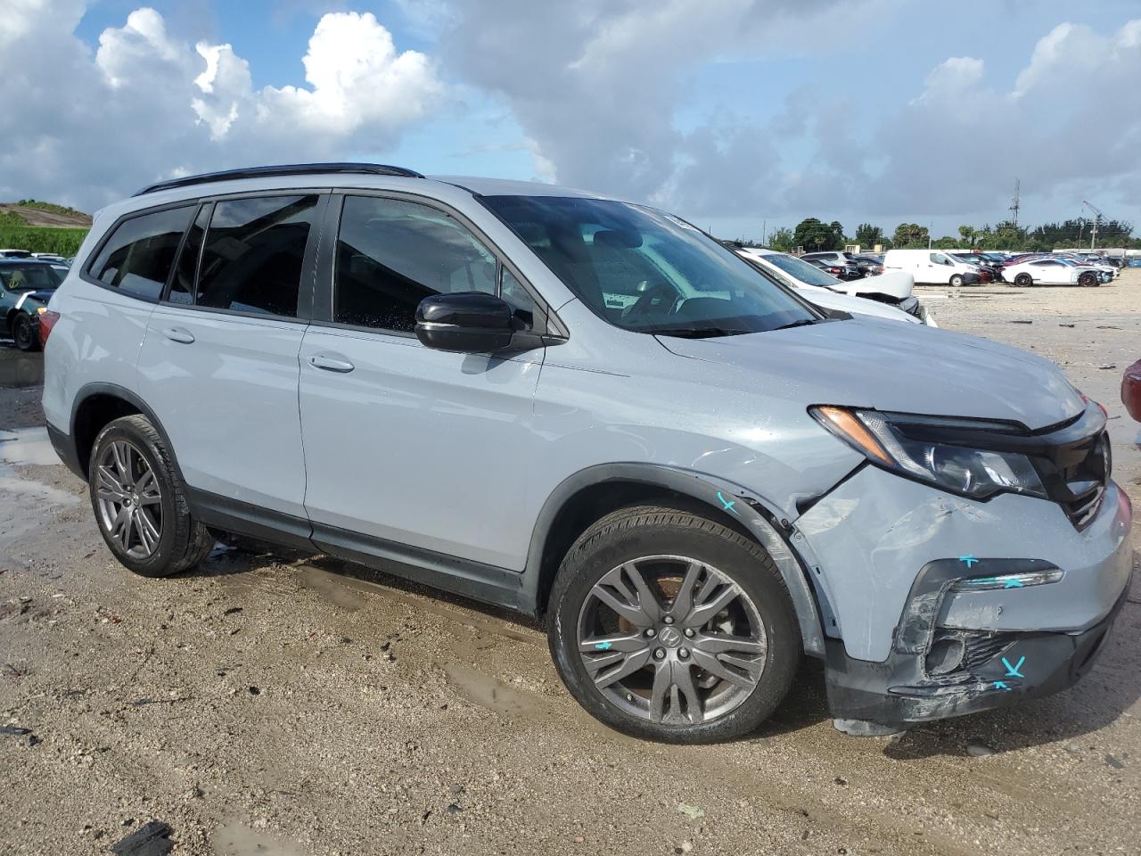 2022 Honda Pilot Sport VIN: 5FNYF5H31NB030680 Lot: 69417374