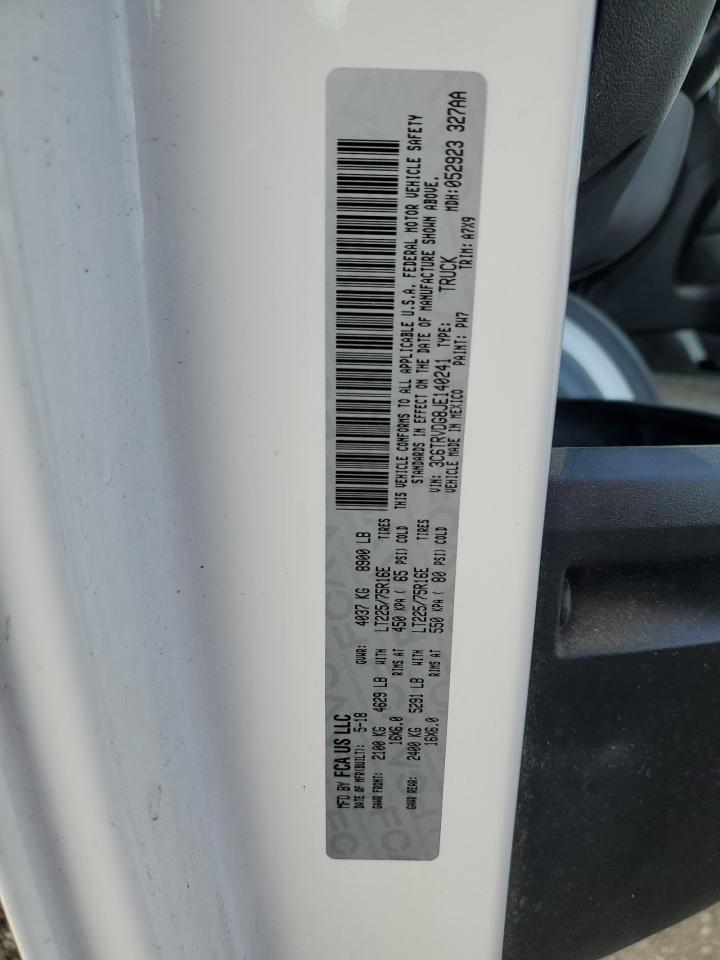 3C6TRVDG8JE140241 2018 Ram Promaster 2500 2500 High