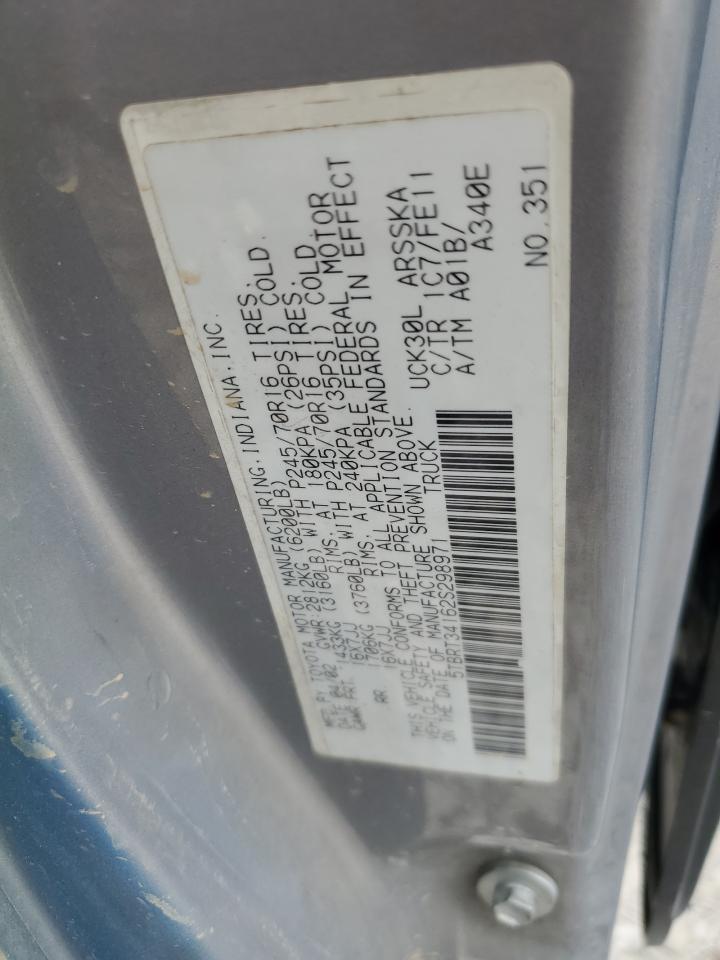 5TBRT34162S298971 2002 Toyota Tundra Access Cab