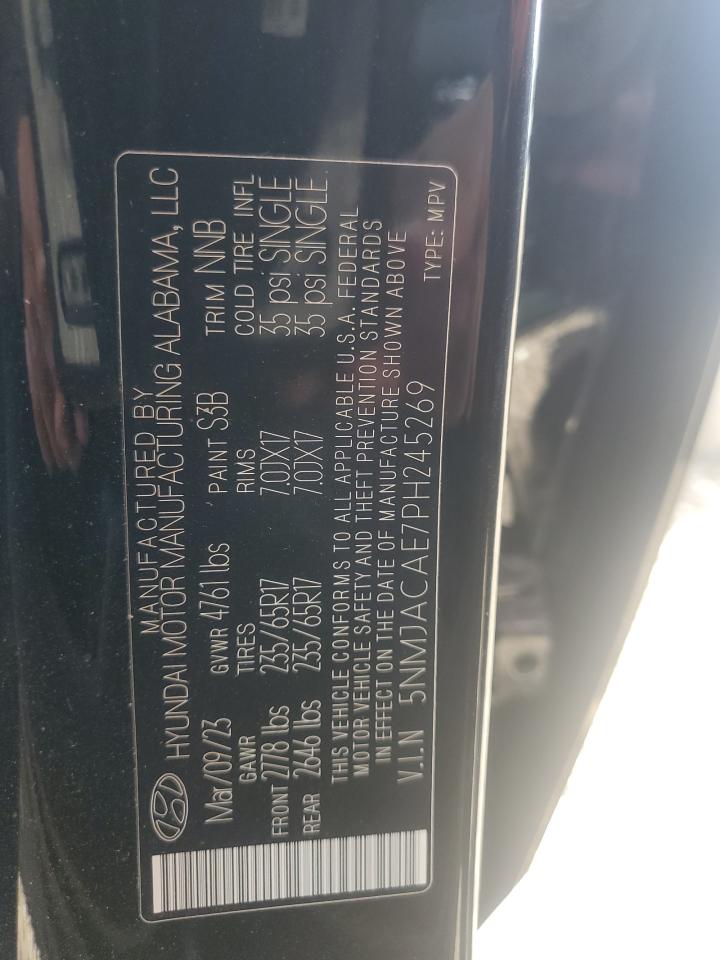 5NMJACAE7PH245269 2023 Hyundai Tucson Se