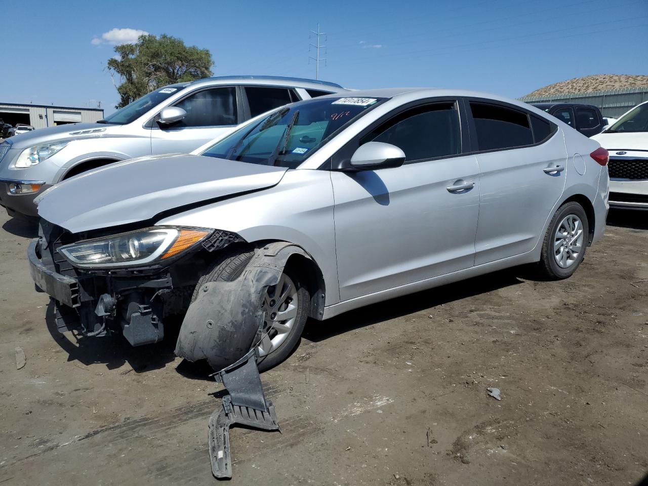 2017 Hyundai Elantra Se VIN: KMHD74LF8HU128538 Lot: 71317854